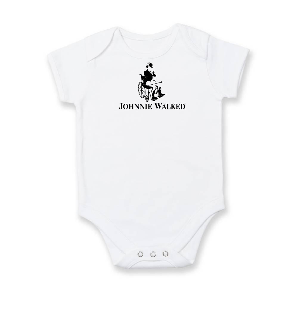 Tričká na párty - Johnnie Walked - Body dojčenské s krátkym rukávom