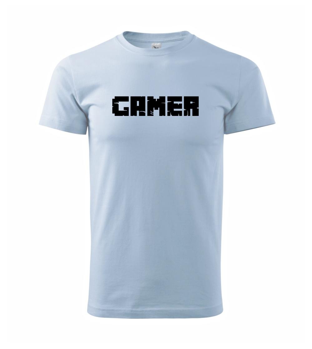 Tričká pre ajťákov - Gamer nápis - Klasické pánske tričko vyššej gramáže