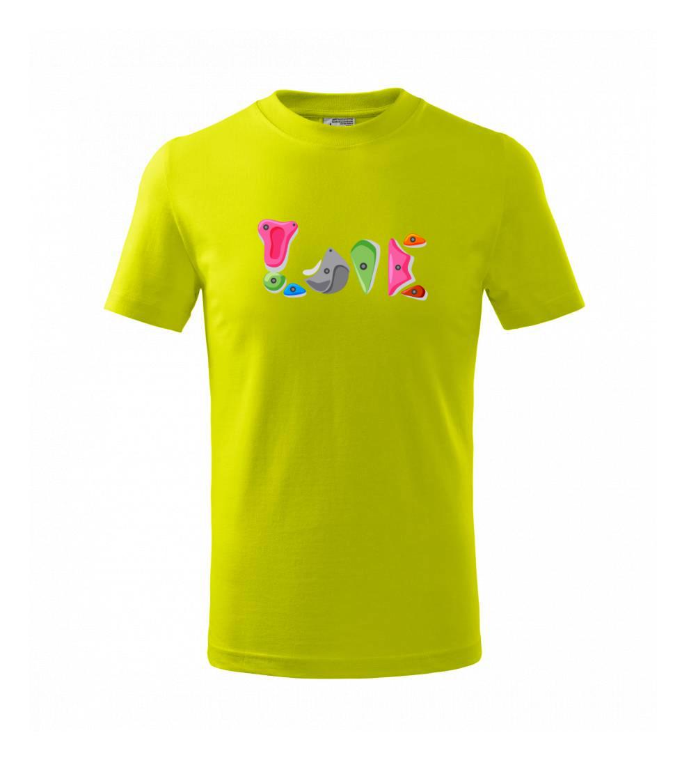 Lezení na stěně - love