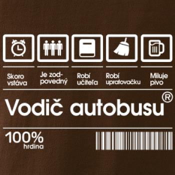 Čiarový kód - Vodič autobusu / Vodička autobusu