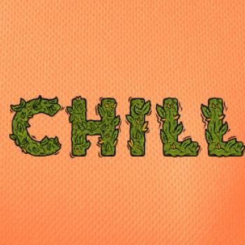 Konope nápis chill Konope nápis chill