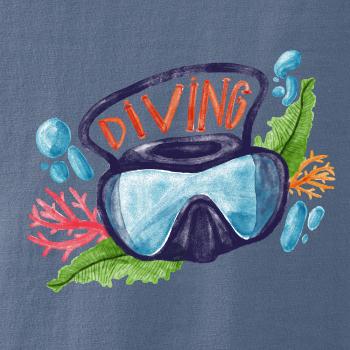 Diving obrázok kreslený