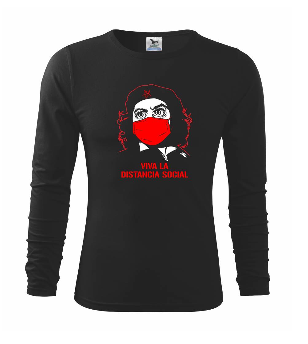 Viva la distancia social - Tričko detské Long Sleeve