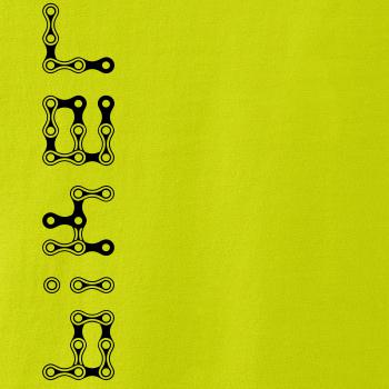 Biker nápis na výšku reťaz