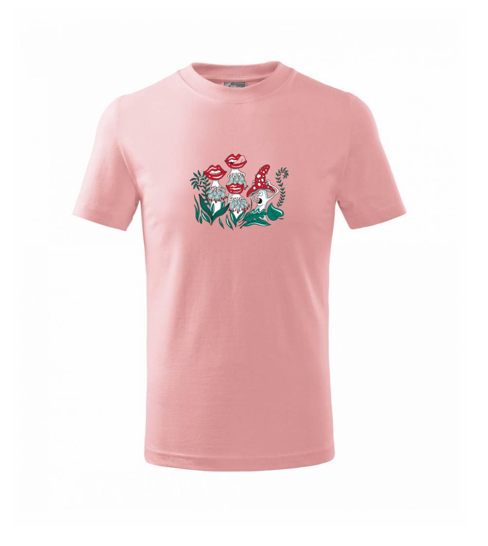 Tričká na chalupu - Zmyselné huby (Pecka design) - Tričko detské bavlnené