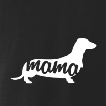 Jazvečík krátkosrstý mama obrys