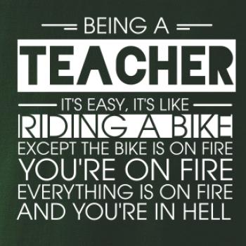 Being a teacher - bike