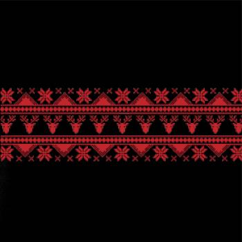 Vianočný vzor - jeleň a vločka