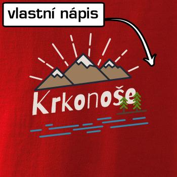 Kreslené hory - vlastné nápis
