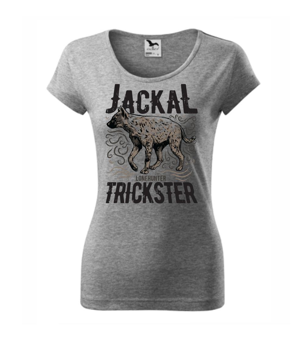 Tričká so zvieratami - Hyena jackal  trickster - Dámske tričko Pure