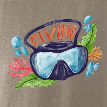 Diving obrázok kreslený