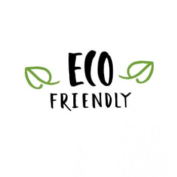 Eco friendly - nápis