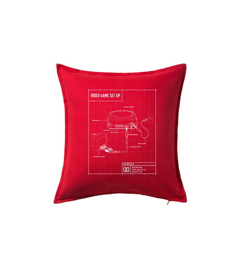 Nákres TV video hra guľatá