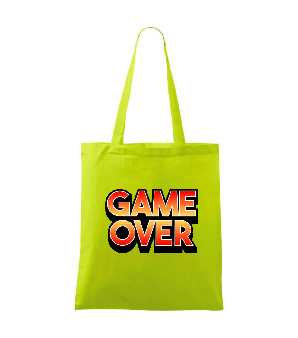 Game over - nápis farebný