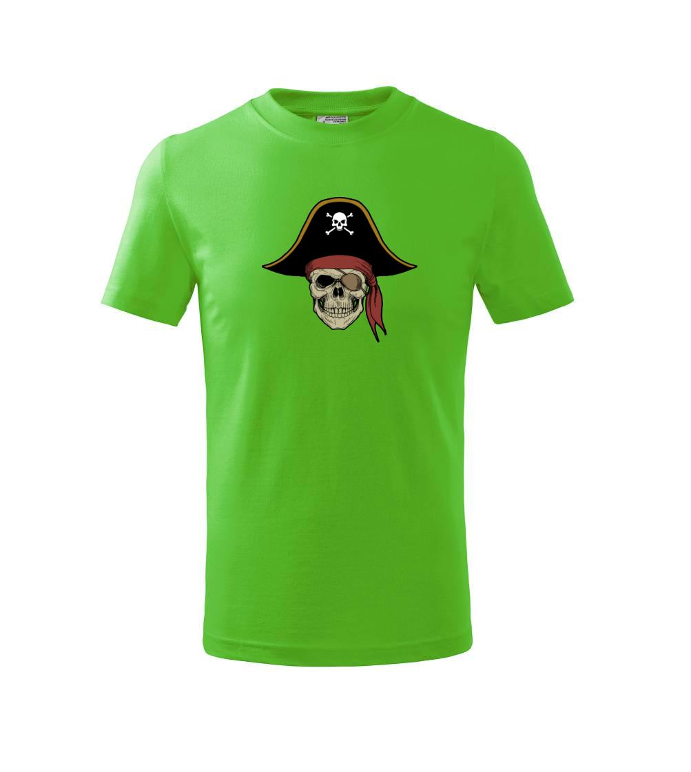 Pirátska lebka s klobúkom  Pirátska lebka s klobúkom