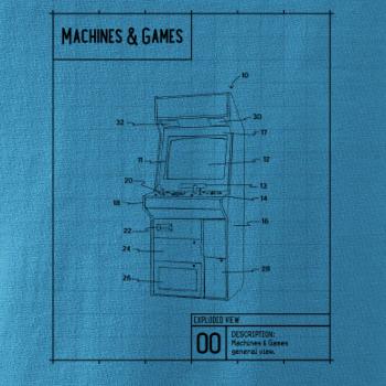 Nákres herný automat spredu Nákres herný automat spredu