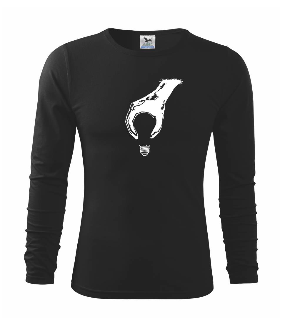 Grafické tričká - Žiarovka - ruka - Tričko detské Long Sleeve