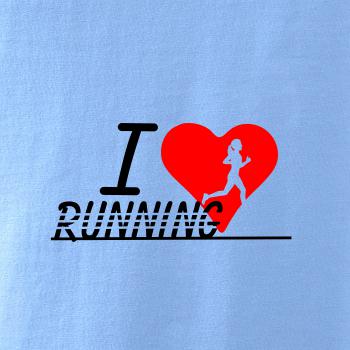 I love running dievča