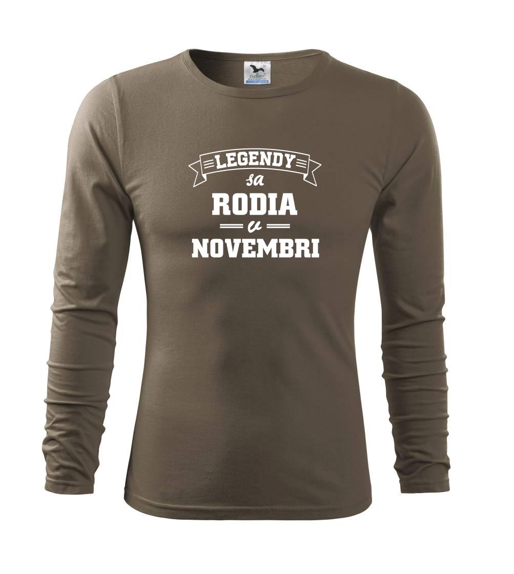 Legendy sa rodia v novembri Legendy sa rodia v novembri