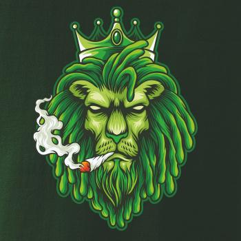 Zhulený lev zelený