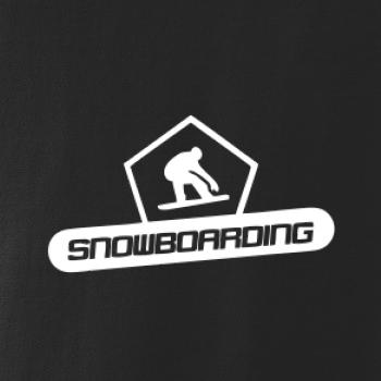 Snowboarding nápis logo Snowboarding nápis logo