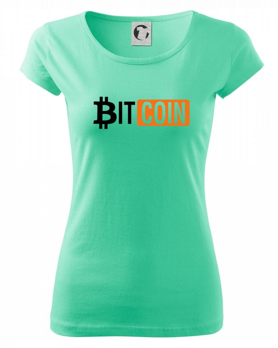 Bitcoin nápis Bitcoin nápis