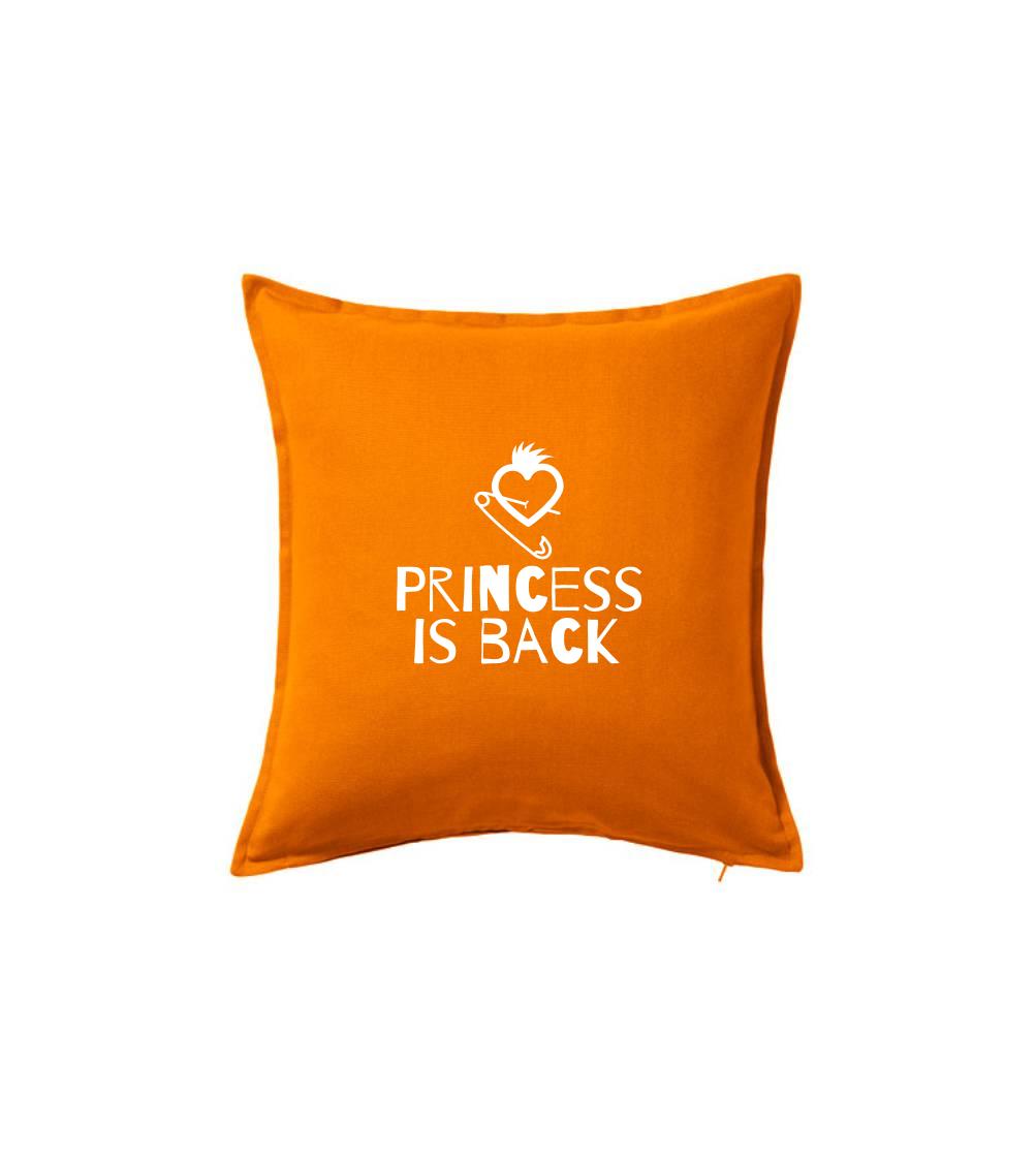 Princess is back punk - Vankúš 50x50