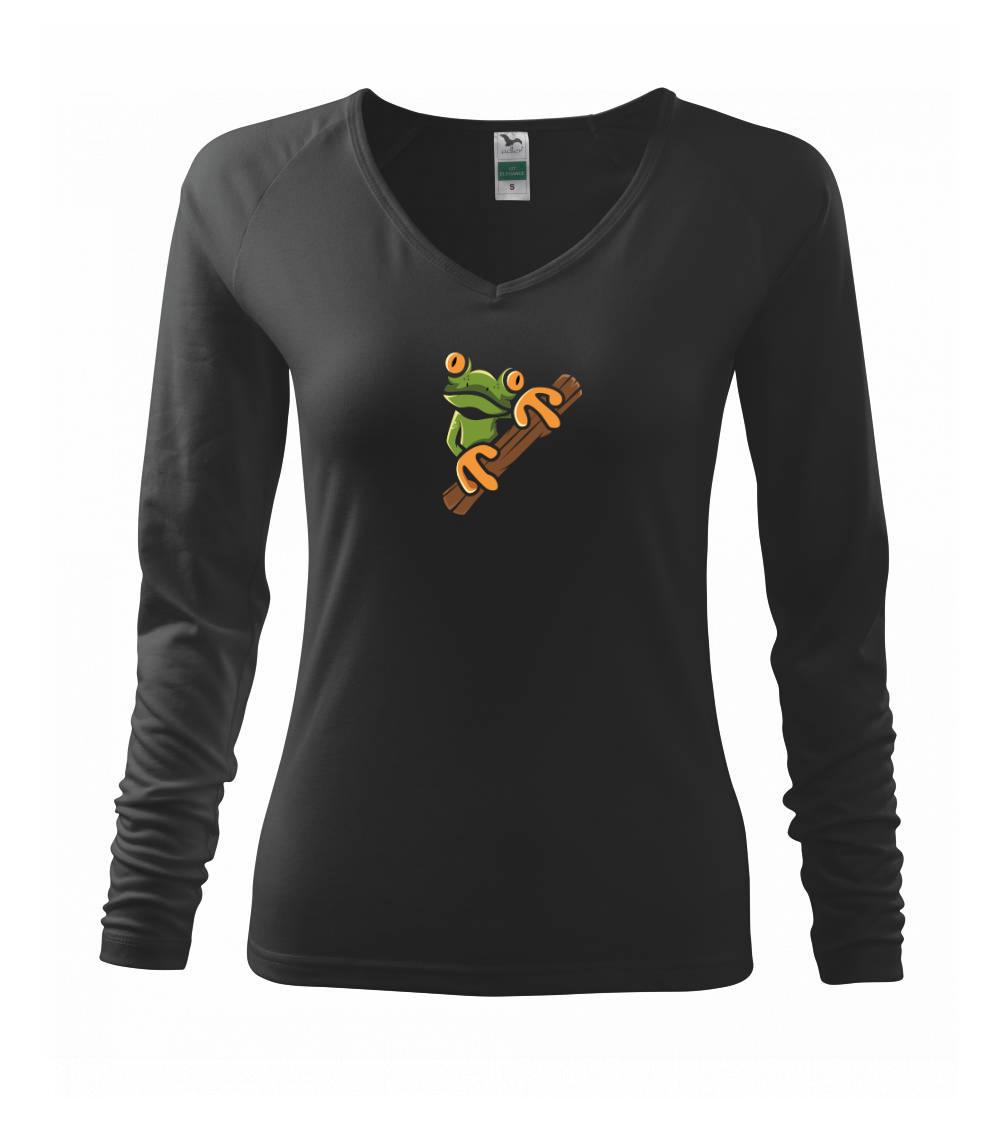 Tričká so zvieratami - Žabka - Tričko dámske Elegance