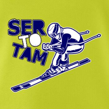 Lyžiar ser to tam
