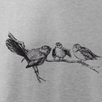 Vtáčiky na vetve maľované Vtáčiky na vetve maľované