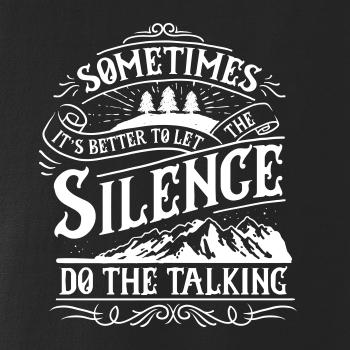 Nature talking about silence