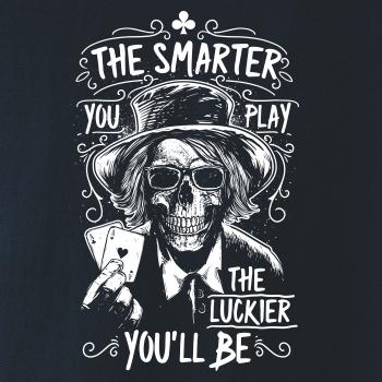 Lucky poker player Lucky poker player