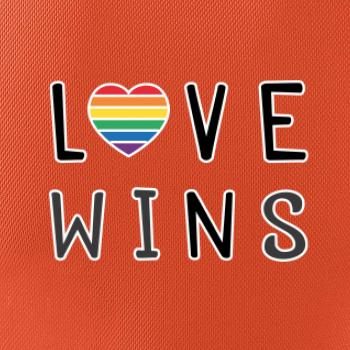 Love wins nápis