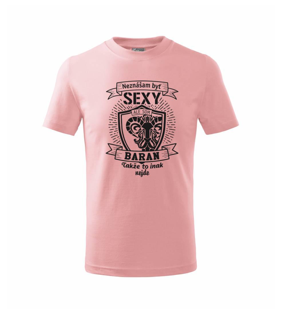 Tričká baran - Neznášam byť sexy - Baran - Tričko detské bavlnené