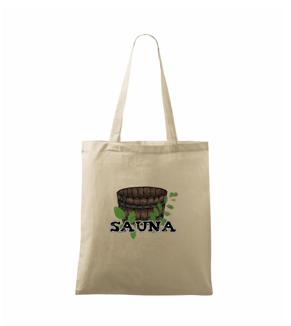 Sauna nápis - Taška bavlnená