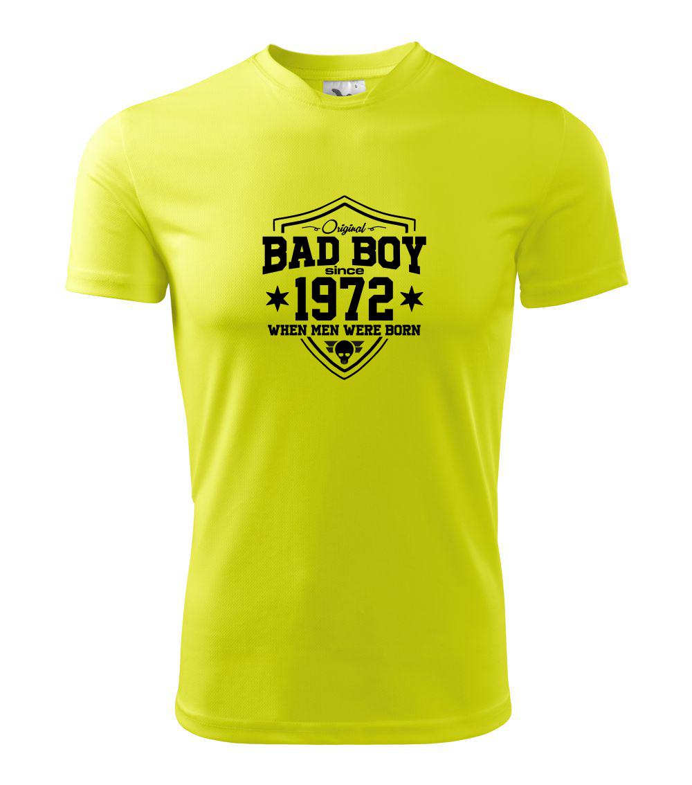 Trička s ročníkom 1972 - Bad boy since 1972 - Pánske tričko Fantasy športové