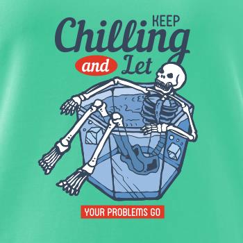 Keep chilling sklenice