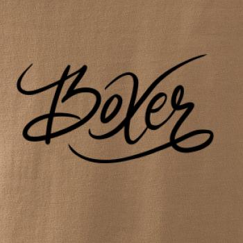 Boxer - nápis okrasný