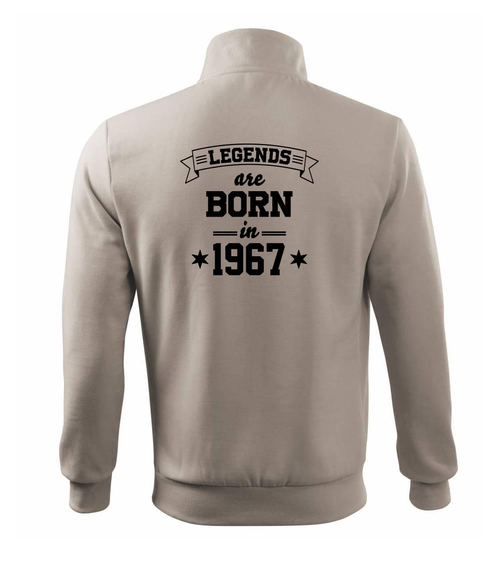 Trička s ročníkom 1967 - Legends are born in 1967 - Mikina bez kapucne Adventure