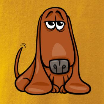 Baset - kreslený hnedý