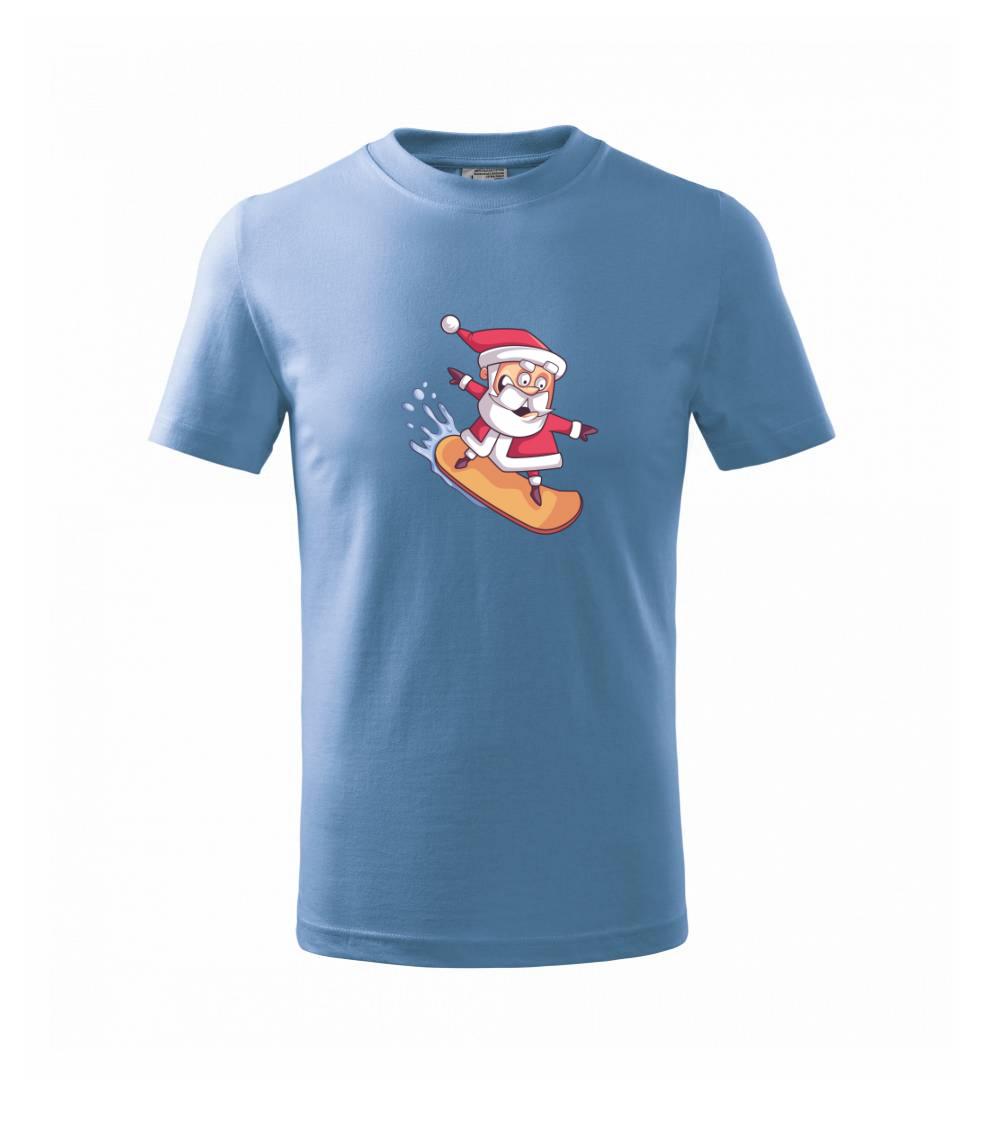 Santa jazdiaci na snowboarde