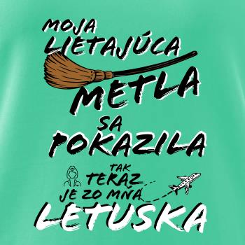 Moja lietajúca metla sa pokazila letuška