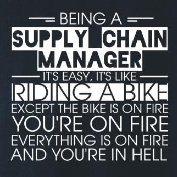 Being a hain supply manager - bike Being a hain supply manager - bike