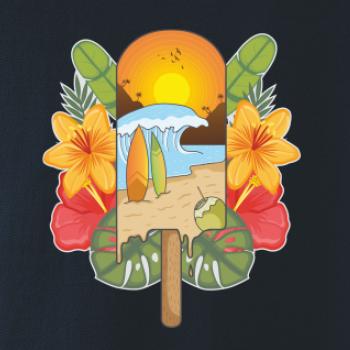 Leto, nanuk, more, pláž