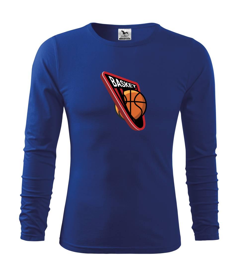 Basketbalová tričká - Basket logo - Tričko detské Long Sleeve