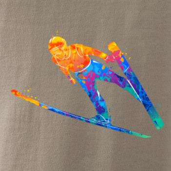 Skokan na lyžiach splash