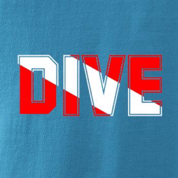 Dive nápis vlajka