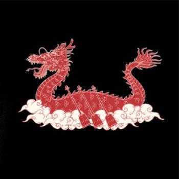 Dračia loď ornament