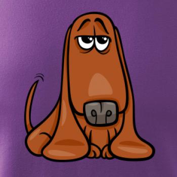 Baset - kreslený hnedý