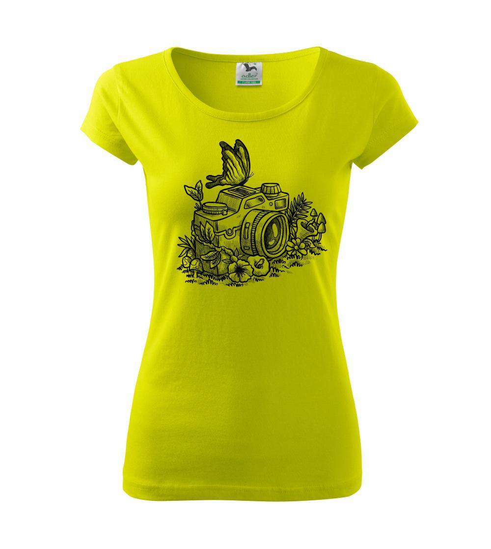 Foťák kreslený motýľ